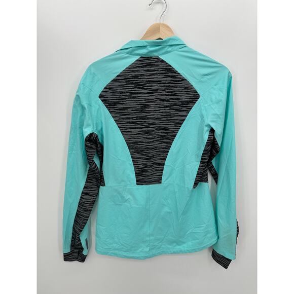 Pearl Izumi Flash Jacket Womens Blue Lightweight Size M Cycling Full Zip - Picture 2 of 10